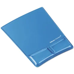 Clearance 8.25 in. x 9.87 in. Gel Wrist Support with Attached Mouse Pad - Blue Office Furniture & Lighting