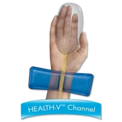 Clearance 8.25 in. x 9.87 in. Gel Wrist Support with Attached Mouse Pad - Blue Office Furniture & Lighting