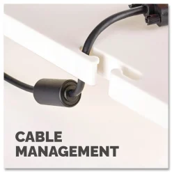 New 13.38 in. x 13.63 in. x 2 in. to 4 in. 60 lbs. Standard Monitor Riser for 21 in. Monitors - Platinum/Graphite Office Furniture & Lighting