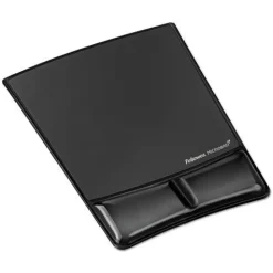 Sale 8.25 in. x 9.87 in. Gel Wrist Support with Attached Mouse Pad - Black Office Furniture & Lighting