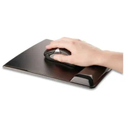 Sale 8.25 in. x 9.87 in. Gel Wrist Support with Attached Mouse Pad - Black Office Furniture & Lighting