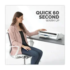 Hot 6 Rollers 12.5 in. Max Document Width 10 mil Max Document Thickness Jupiter 125 Laminator Office Presentation Supplies