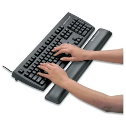 Discount 18.37 x 2.75 Keyboard Wrist Support with Microban Protection - Graphite Office Furniture & Lighting