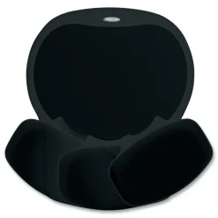Easy Glide 10 in. x 12 in. Gel Mouse Pad with Wrist Rest - Black Office Furniture & Lighting