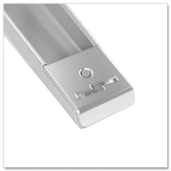 Clearance LX890 0.25 in./0.31 in. Staples 40-Sheet Capacity Handheld Plier Stapler with Antimicrobial Protection - White Office Staplers & Punches