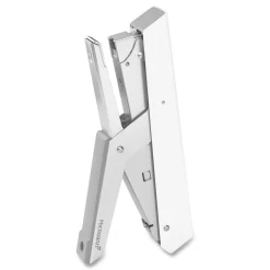 Clearance LX890 0.25 in./0.31 in. Staples 40-Sheet Capacity Handheld Plier Stapler with Antimicrobial Protection - White Office Staplers & Punches