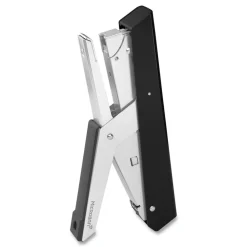 New LX890 0.25 in./0.31 in. Staples 40-Sheet Capacity Handheld Plier Stapler with Antimicrobial Protection - Black/White Office Staplers & Punches