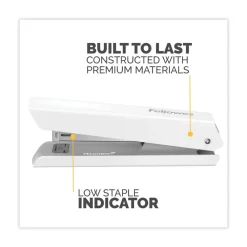 Hot LX820 20-Sheet Capacity Classic Full Strip Stapler - White Office Staplers & Punches