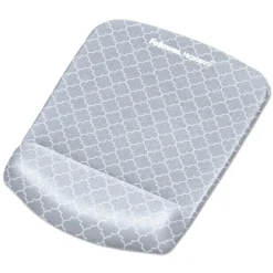 Discount PlushTouch 7.25 in. x 9.38 in. Mouse Pad with Wrist Rest - Lattice Design Office Furniture & Lighting