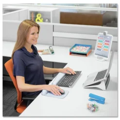 Clearance PlushTouch 18.12 in. x 3.19 in. Keyboard Wrist Rest - Lattice Design Office Furniture & Lighting