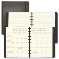 Online 17-Month: Aug 2025 to Dec 2026 10.88 in. x 8.5 in. Soft Touch Planner - Black Cover Calendars & Planners