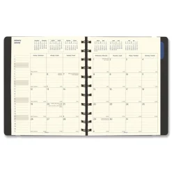 Online 17-Month: Aug 2025 to Dec 2026 10.88 in. x 8.5 in. Soft Touch Planner - Black Cover Calendars & Planners