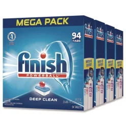 Hot Powerball Dishwasher Tabs - Fresh Scent (376/Carton) Cleaning & Janitorial Supplies