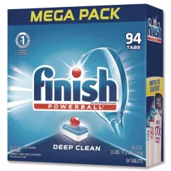 Hot Powerball Dishwasher Tabs - Fresh Scent (376/Carton) Cleaning & Janitorial Supplies