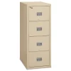 Sale Patriot 4 Letter-Size File Drawers 1-Hour Fire Protection 17.75 in. x 31.63 in. x 52.75 in. Insulated Fire File - Parchment Office Furniture & Lighting