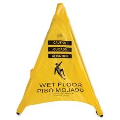 Discount 3 in. x 2.5 in. x 20 in. Pop Up Safety Cone - Yellow Floor Signs