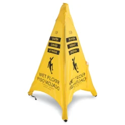 Discount 3 in. x 2.5 in. x 20 in. Pop Up Safety Cone - Yellow Floor Signs