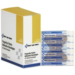 1.88 in. x 2 in. Fingertip Bandages (40/Box) Emergency Response