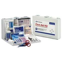 Sale OSHA Compliant First Aid Kit for 25 People with Metal Case (1-Kit) Emergency Response