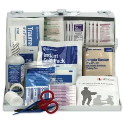 Sale OSHA Compliant First Aid Kit for 25 People with Metal Case (1-Kit) Emergency Response