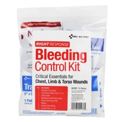 Clearance 11-Piece Critical Essentials Bleeding Control Kit for Limb, Chest and Torso Wounds Emergency Response