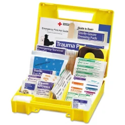 Outlet 138-Piece Essentials Plastic Case First Aid Kit for 5 People Emergency Response