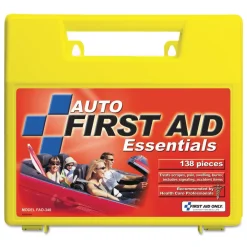 Outlet 138-Piece Essentials Plastic Case First Aid Kit for 5 People Emergency Response