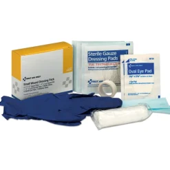 Best Small Wound Dressing Kit Includes Gauze/Tape/Gloves/Eye Pads/Bandages Emergency Response