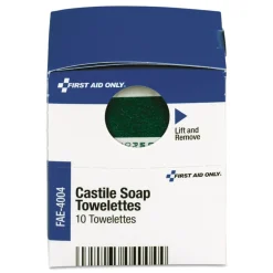 Clearance SmartCompliance Castile Soap Towelettes (10/Box) Skin Care & Personal Hygiene