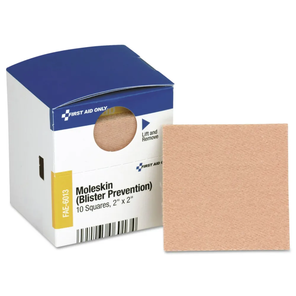 Best SmartCompliance 2 in. Squares Moleskin/Blister Protection (10/Box) Emergency Response