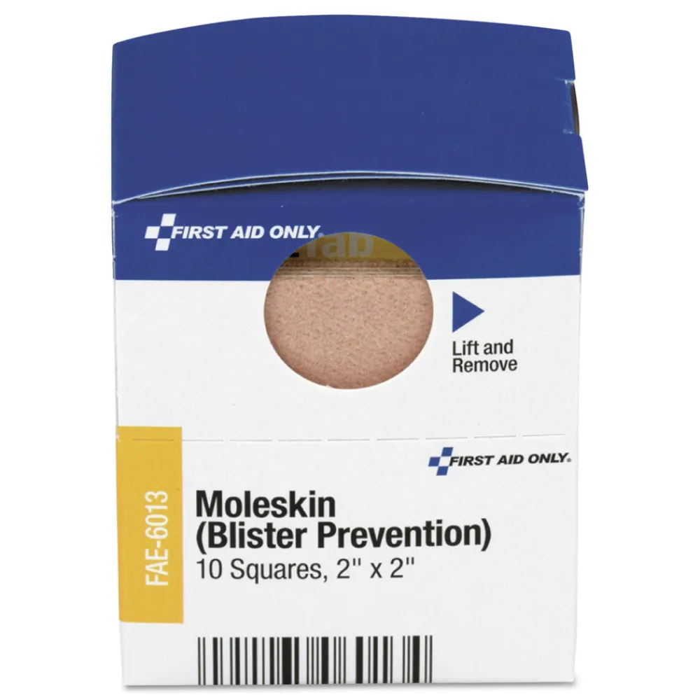 Best SmartCompliance 2 in. Squares Moleskin/Blister Protection (10/Box) Emergency Response