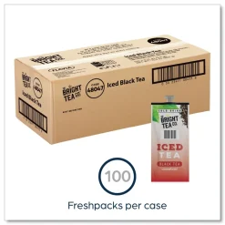 New The Bright Tea Co. Tea Freshpack - Unsweetened Iced Black (100/Carton) Food And Snacks