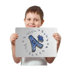 Hot 12 in. x 9 in. Dry Erase Board Set - White Surface (12/Pack) Office Presentation Supplies