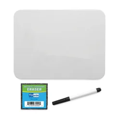 Online 12 in. x 9 in. Magnetic Dry Erase Board Set - White Surface (12/Pack) Office Presentation Supplies