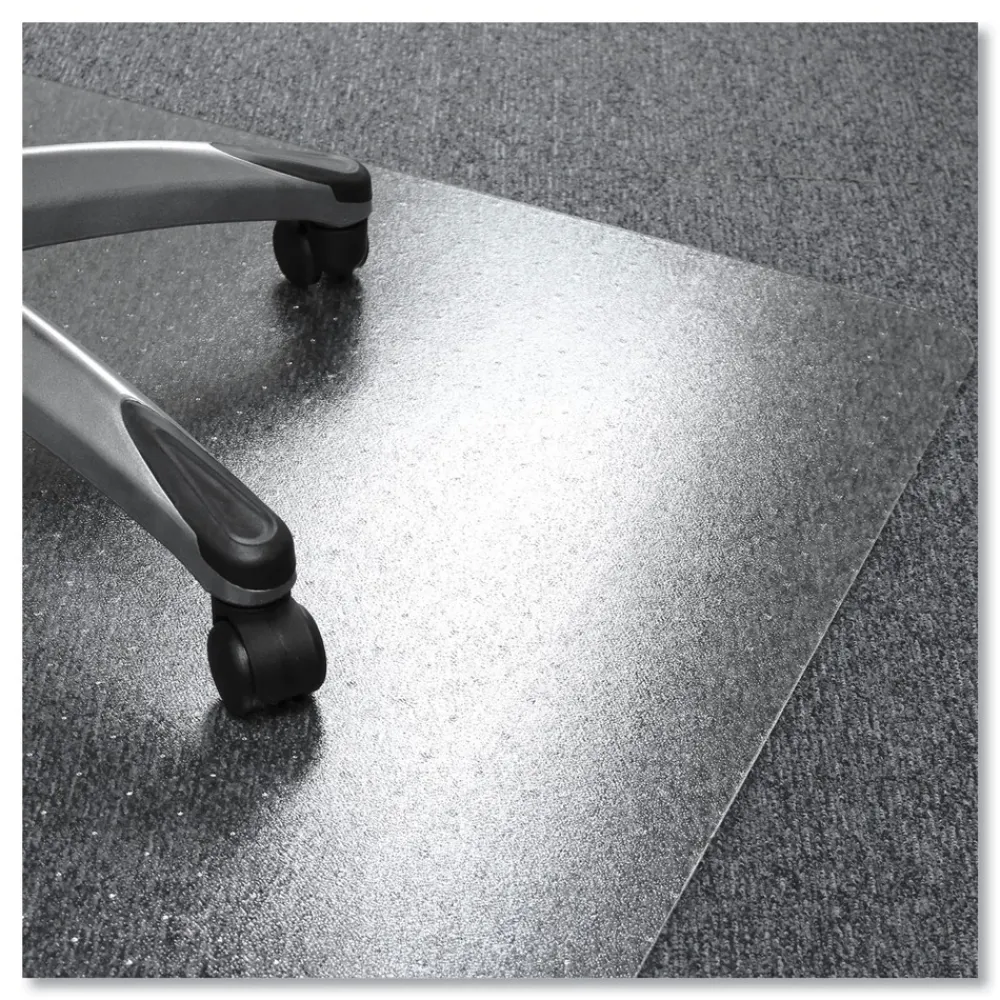 Sale 60 in. x 48 in. Cleartex Ultimat Polycarbonate Chair Mat for High Pile Carpets - Clear Office Furniture & Lighting