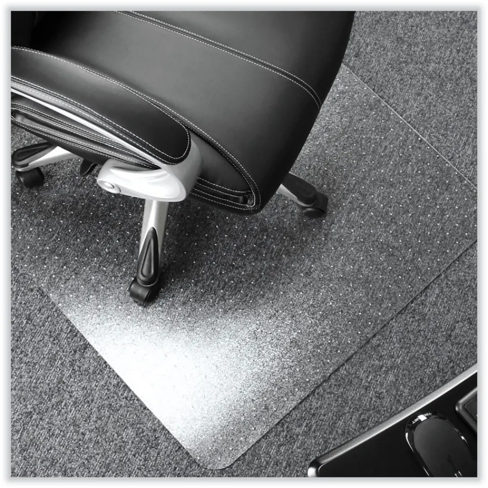Sale 60 in. x 48 in. Cleartex Ultimat Polycarbonate Chair Mat for High Pile Carpets - Clear Office Furniture & Lighting