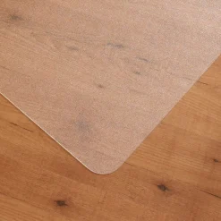 Cleartex Ultimat Polycarbonate 48 in. x 53 in. Chair Mat for Hard Floors - Clear Cleaning & Janitorial Supplies