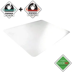 Online Cleartex Unomat 60 in. x 48 in. Anti-Slip Chair Mat for Hard Floors and Flat Pile Carpets - Clear Cleaning & Janitorial Supplies