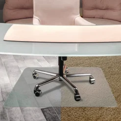 Online Cleartex Unomat 60 in. x 48 in. Anti-Slip Chair Mat for Hard Floors and Flat Pile Carpets - Clear Cleaning & Janitorial Supplies