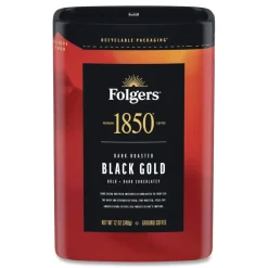 Best 12 oz Bag Black Gold Coffee (6/Carton) Food And Snacks