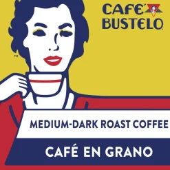 New Cafe Bustelo 32 oz. Bag Whole Bean Coffee - Espresso (4/Carton) Food And Snacks