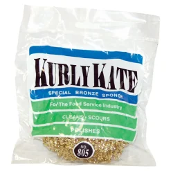 Sale 50 g Brass Scrubber - Gold (72/Carton) Cleaning & Janitorial Supplies