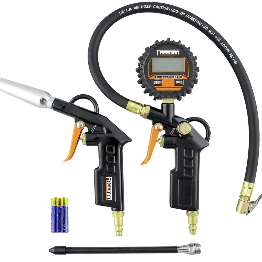 Best Digital Tire Inflator and High Flow Blow Gun Kit Inflators