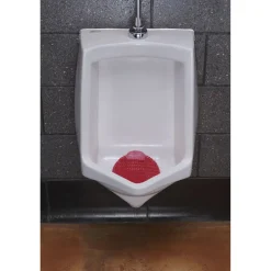 Discount S7-F-005I030M-82-AAA10-00 Slant7 with Terminator Urinal Screen - Forest Scent, Red (30/Carton) Cleaning & Janitorial Supplies