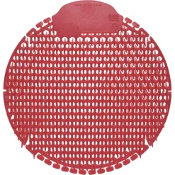 Outlet S7-F-005I030M-82-AAA10-00 Slant7 with Terminator Urinal Screen - Forest Scent, Red (5/Box) Cleaning & Janitorial Supplies