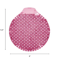 Clearance TWDS-F-006I036M-01 0.42 oz. Tidal Wave Urinal Screen - Apple Scent, Red (6/Box) Odor Control