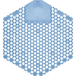 Discount Wave 3D Urinal Deodorizer Screen - Blue, Cotton Blossom Scent (10/Box, 6 Boxes/Carton) Odor Control