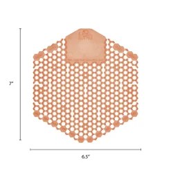 Sale Wave 3D Urinal Deodorizer Screen - Mango Scent, Orange (10/Box) Odor Control