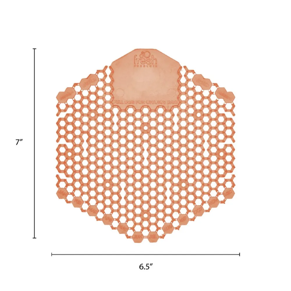 Sale Wave 3D Urinal Deodorizer Screen - Mango Scent, Orange (10/Box) Odor Control