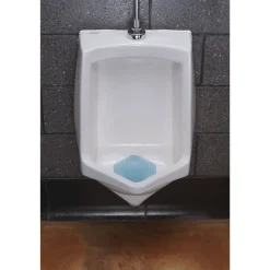 Discount 3WDS-F-010I060M-08 Wave 3D Urinal Deodorizer Screen - Ocean Mist Scent, Blue (10/Box) Odor Control